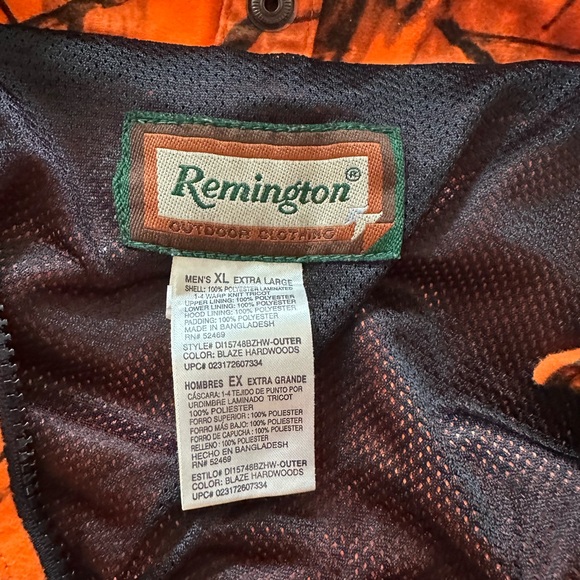 Men’s Orange and Camouflage Hunting Apparel Set - Picture 5 of 6